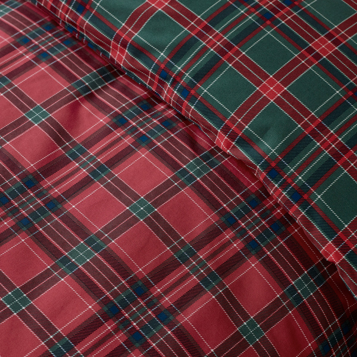 Tartan Check Red & Green Duvet Set