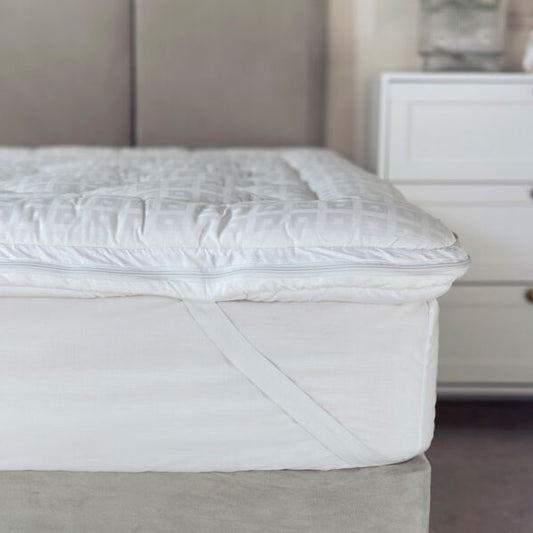 Luxury Dual Layer Mattress Topper - Rectangle Bed Shape - Single