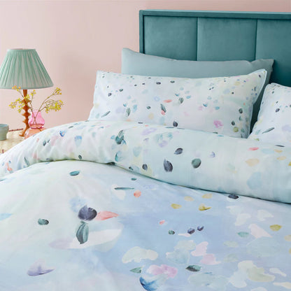 Alfresco 100% Cotton Shaped Duvet Set – Duck egg