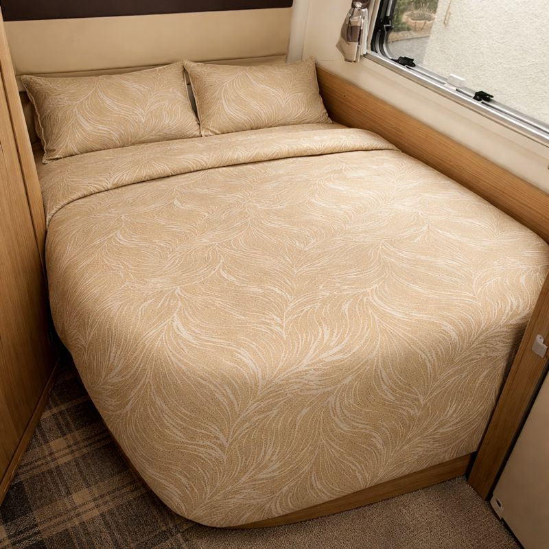 Belfort Samt-Doppelbettwäsche-Set, Silber 