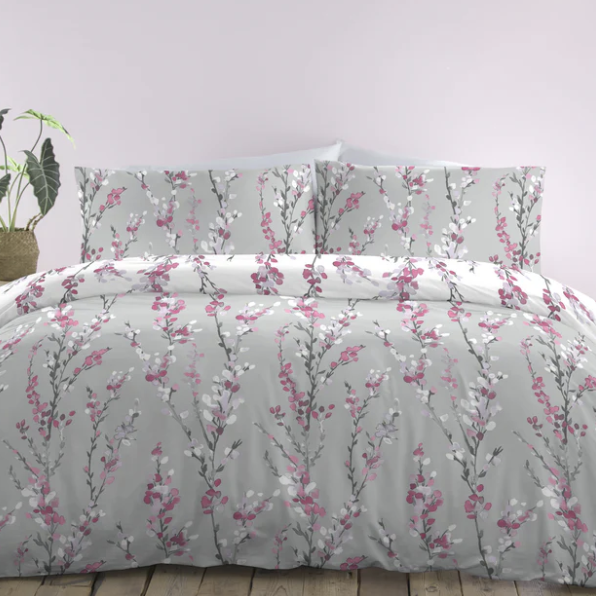 Blossom Grey Duvet Set