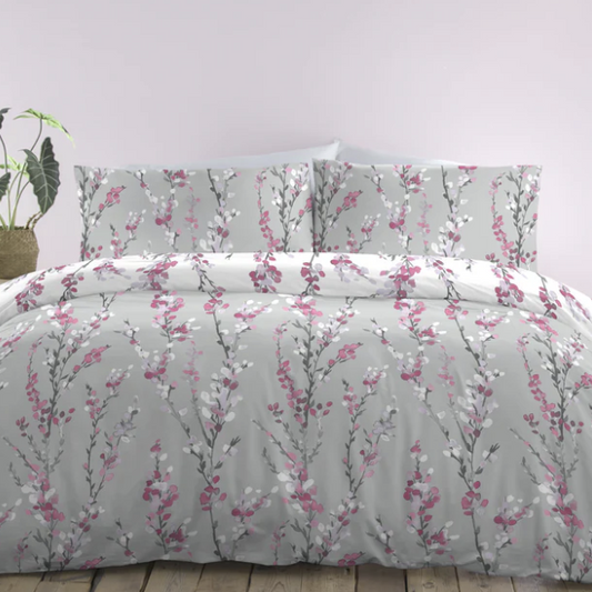 Blossom Grey Duvet Set