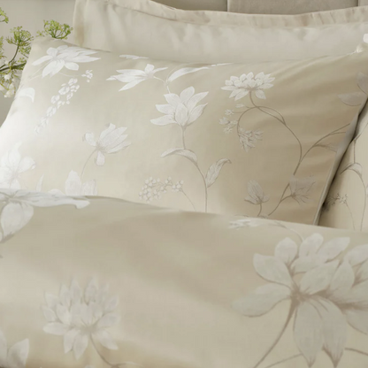 Juego de edredón natural de terciopelo con corte de celosía