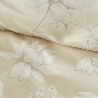 Juego de edredón natural de terciopelo con corte de celosía