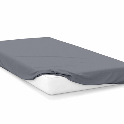 slate grey fitted sheet egyptian cotton