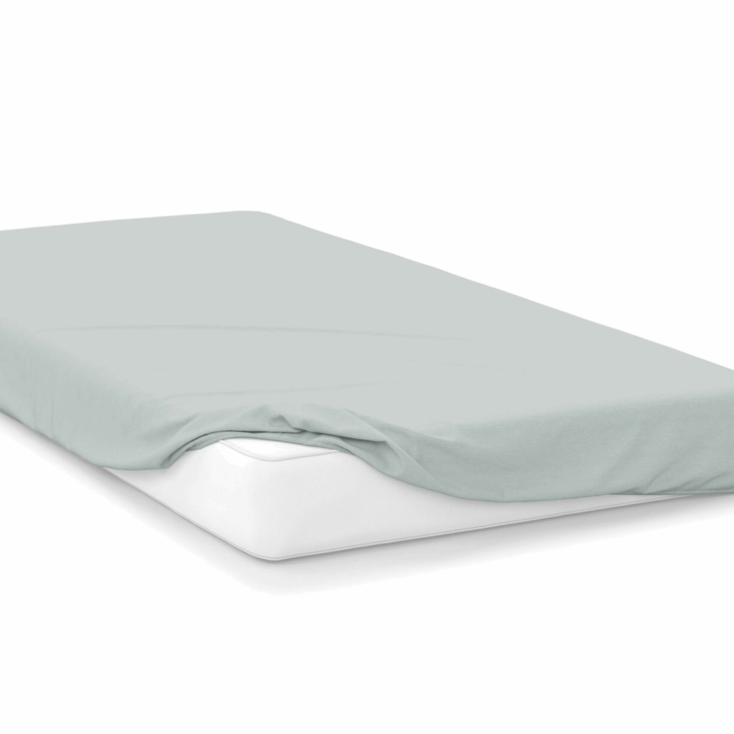 thyme  right hand bed shape egyptian cotton fitted sheet