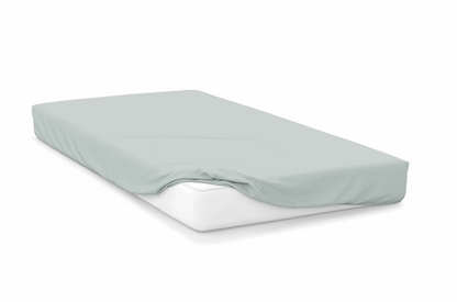 thyme  right hand bed shape egyptian cotton fitted sheet