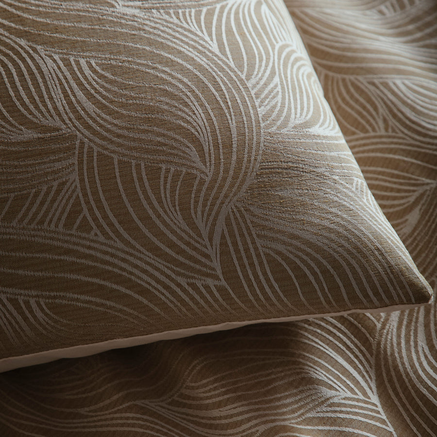 Belfort Samt-Doppelbettwäsche-Set, Silber 