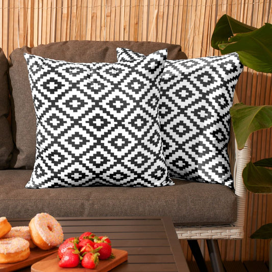 Geo Print Water Resistant Outdoor Cushion Cover
