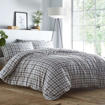 The gentle woven pattern of Gingham tailors to any modern, retro or country inspired interior. The durable, comfortable trend Gingham will be a seasonal, timeless feature to any living space. Available in grey and green