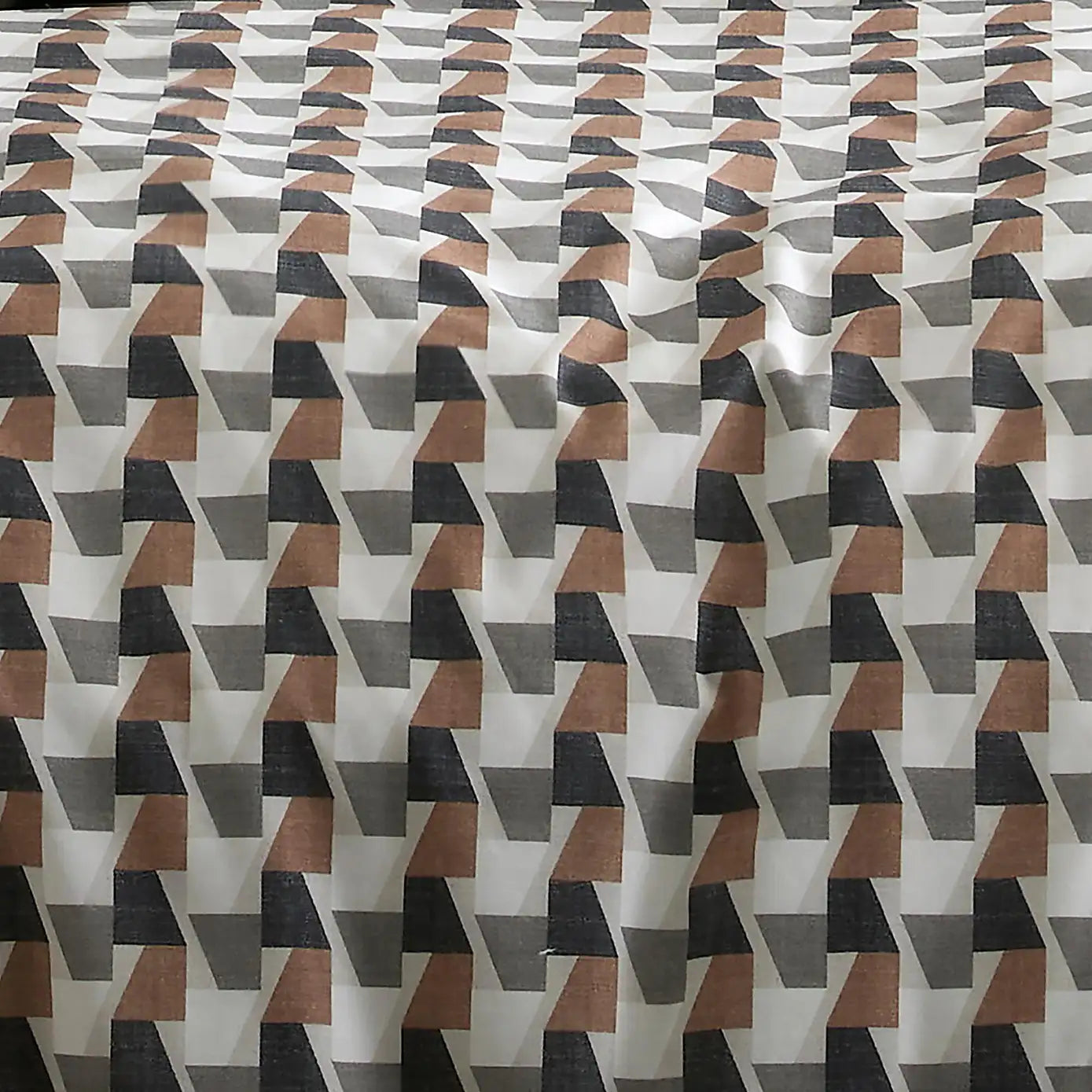 Jett Shaped Duvet Set – Brown