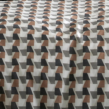 Jett Shaped Duvet Set – Brown