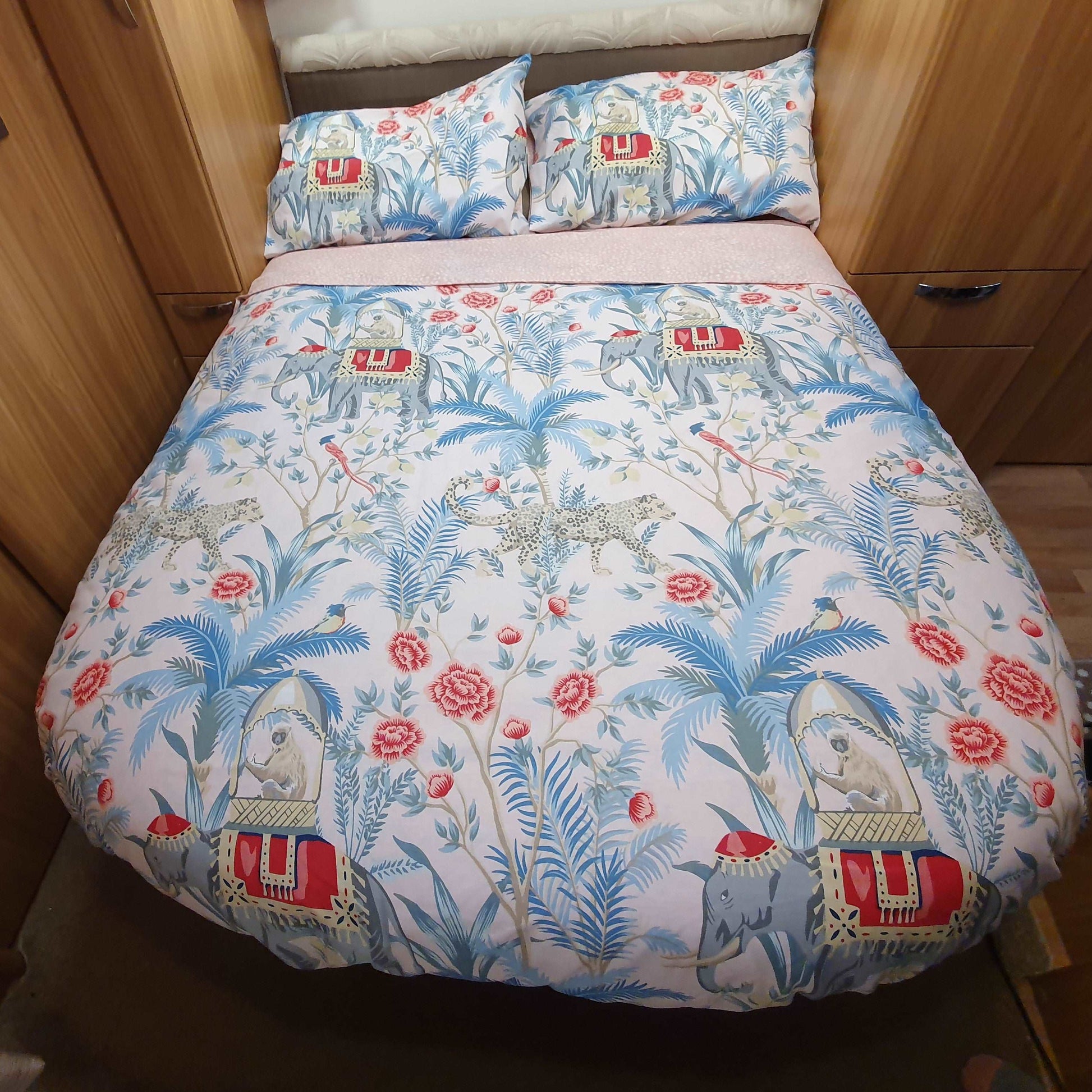 Jungle Expedition by Rapport blush on an island bed
