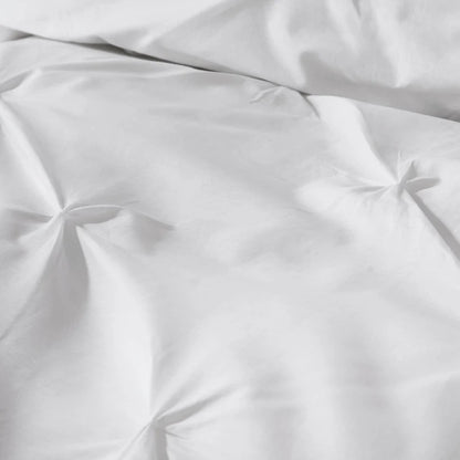 Diamond Pintuck Lara Duvet Set White