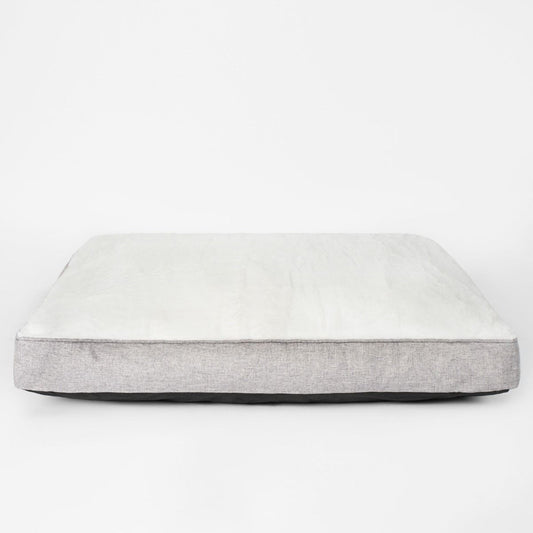 Linen Dog Bed Grey