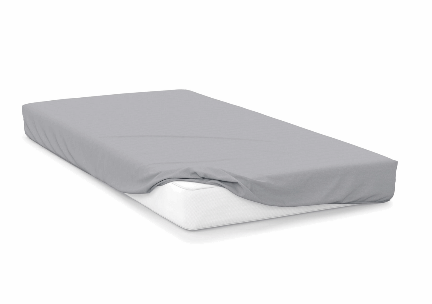 platinum  right hand bed shape egyptian cotton fitted sheet