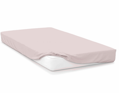 Powder Pink fitted sheet egyptian cotton