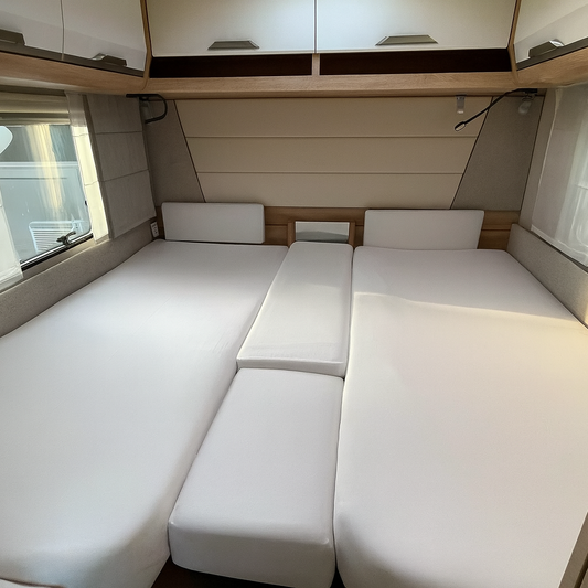 4 piece mattress in motorhome