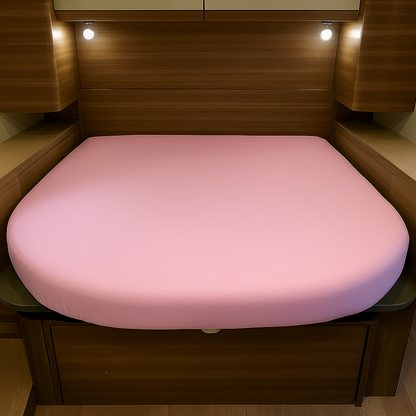 Signature Polycotton Island shape fitted sheets