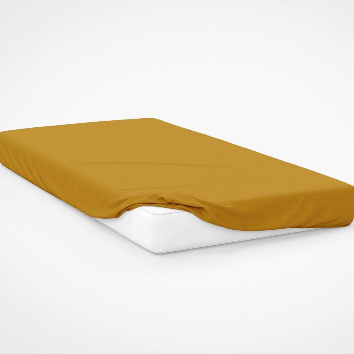 Sábana bajera ajustable de algodón egipcio de 200 hilos - Forma de cama rectangular