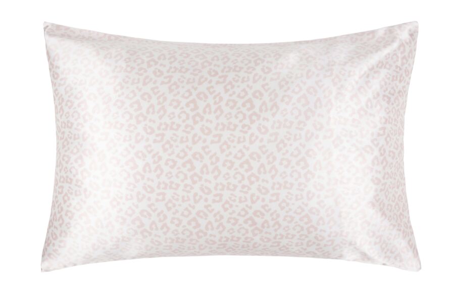 pink leopard print pillowcase