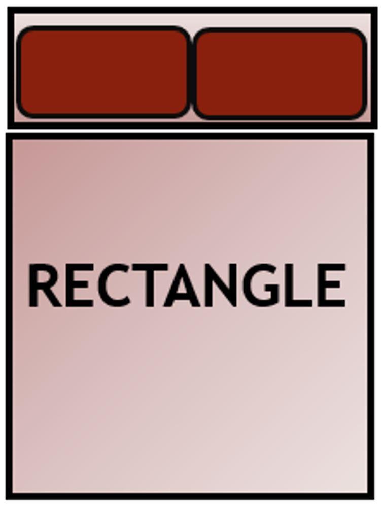 REctangle bed shape example