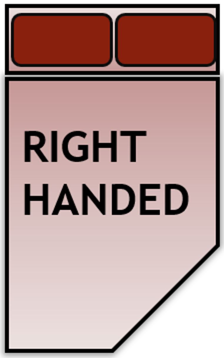 Right handed bed