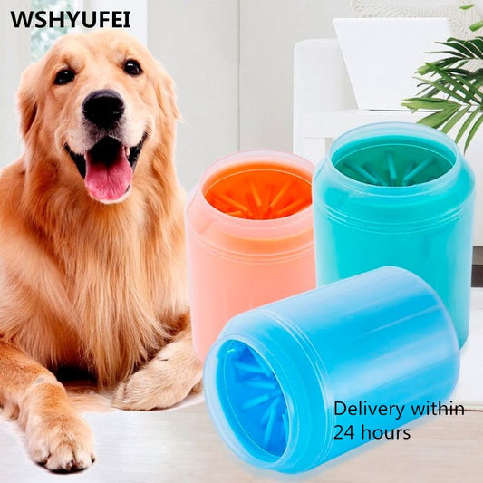 Dog Paw Cleaner Cup Soft Silicone