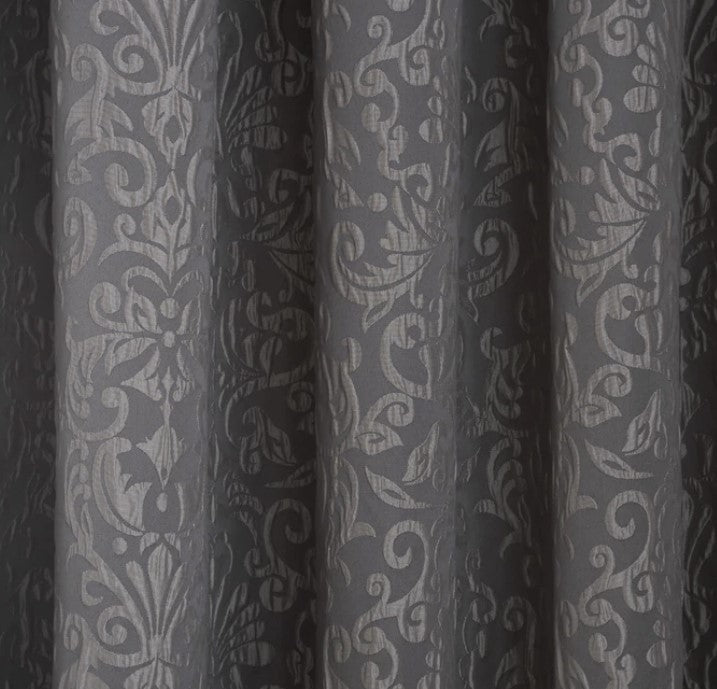 Lamina Lined Curtains - Slate