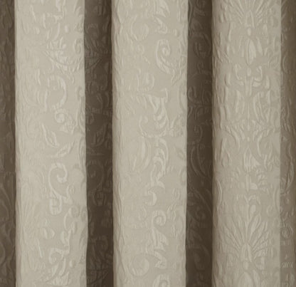 Lamina Lined Curtains - Natural
