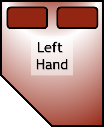 Signature Double Left Hand shape Bedding pack