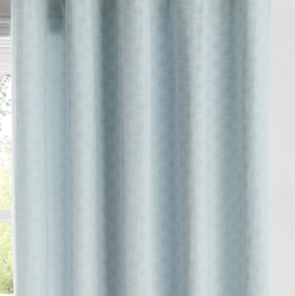 Tiffany Jacquard Lined Curtains - Duck Egg