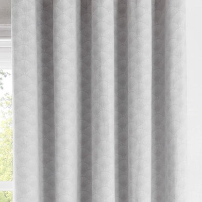 Tiffany Jacquard Lined Curtains - Silver