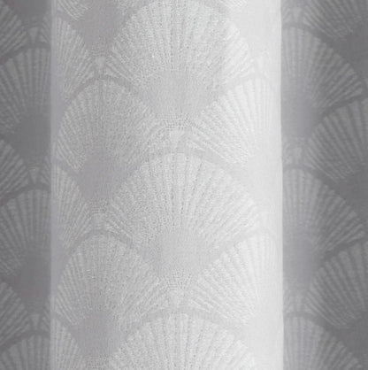 Tiffany Jacquard Lined Curtains - Silver